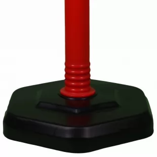 Słupek wygrodzeniowy U-12b | PCV, elastyczny, odblaskowy, czerwony